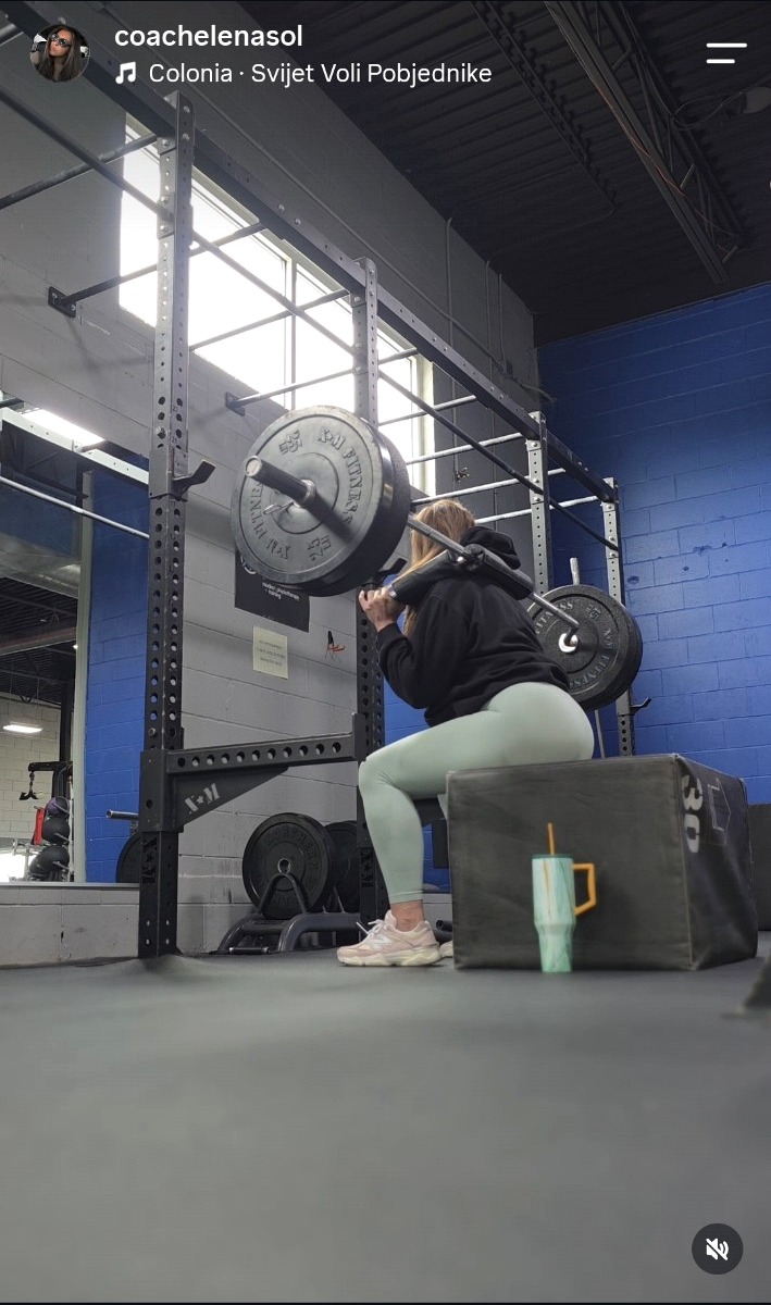 Strength training in a gym